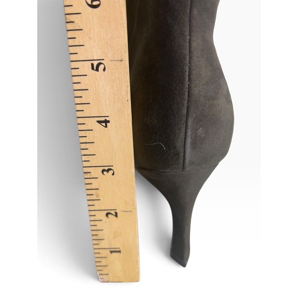 GUESS Palisa Green Suede Knee High Boots Size 8.5 M WC Pointed Toe NWB - Picture 3 of 8